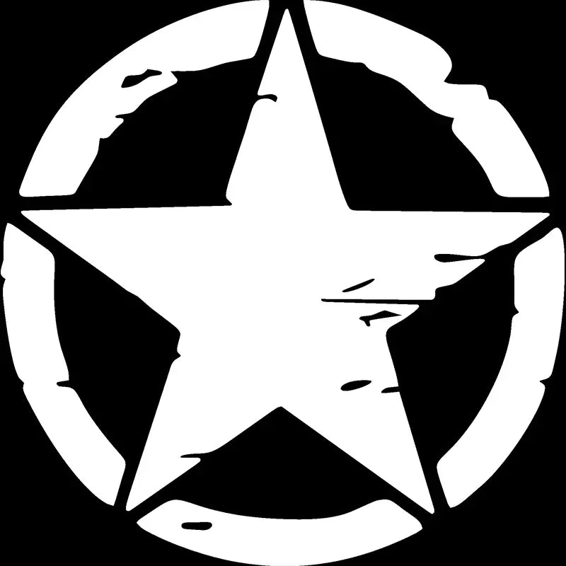 Oscar Mike Freedom Edition Army Star Sticker Motorcycle Stickers