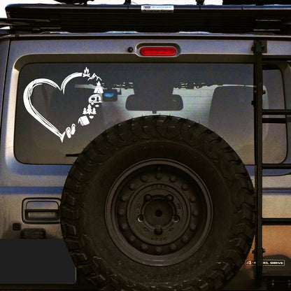 Love Traveling Loving Camping Rv Travel Window Body Stickers