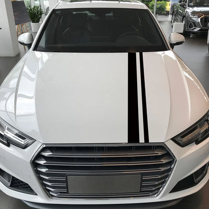 Hood Cover Sticker Vinyl Film Racing Stickers Tuning Long