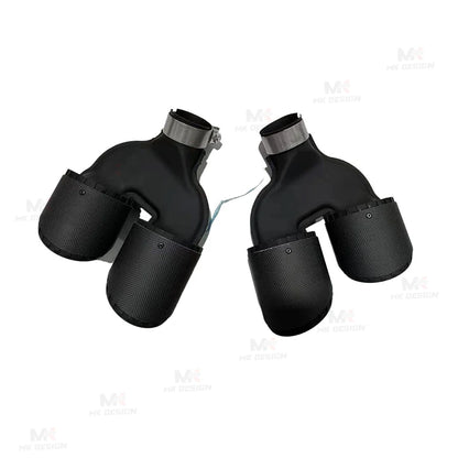 For BMW 5 Series G60 530I Carbon Fiber Muffler Tailpipes Exhaust