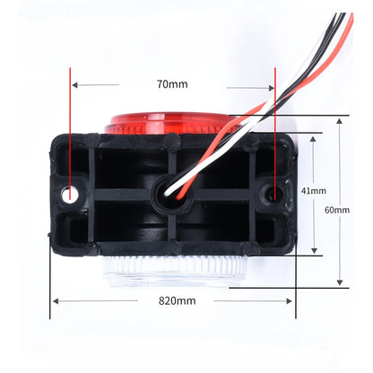 2PCS Parking Trailer Position 12V 24V Side Marker Truck
