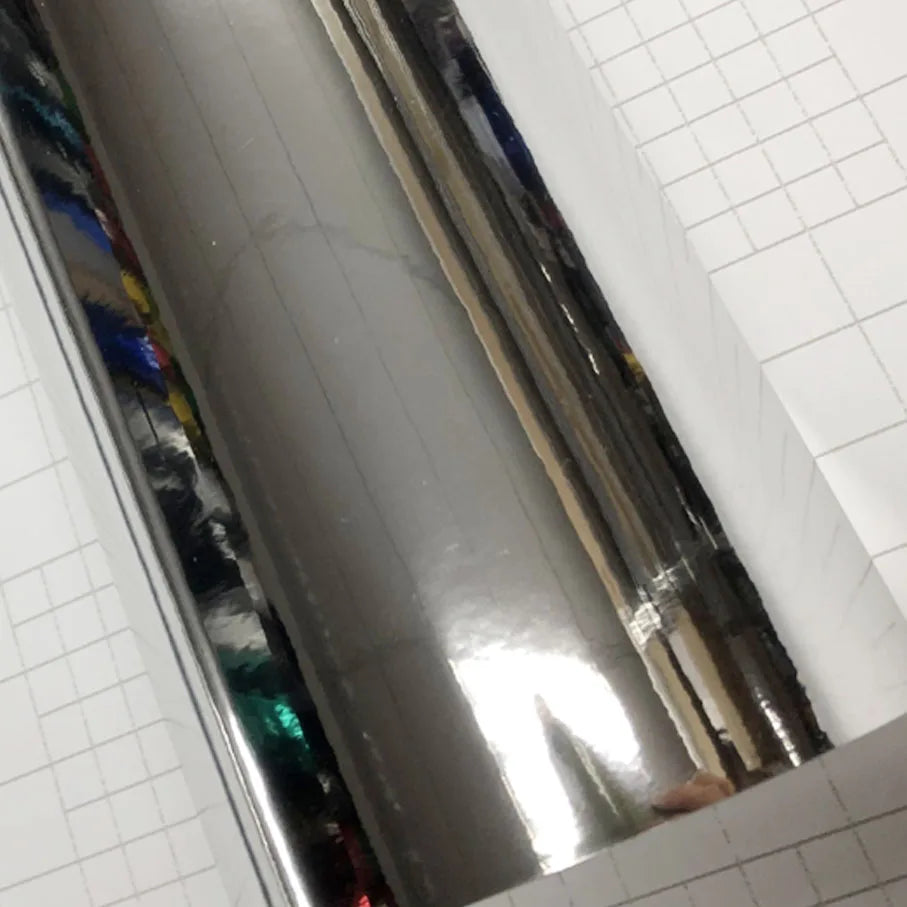 Premium Stretchable Mirror Silver Chrome Flexible Vinyl Wrap