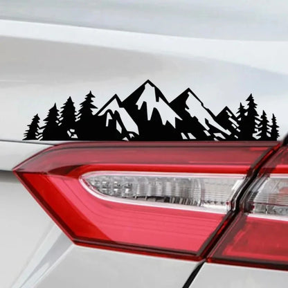 2PCS Mountain Tree Body Stickers Vinyl Waterproof Truck Trunk