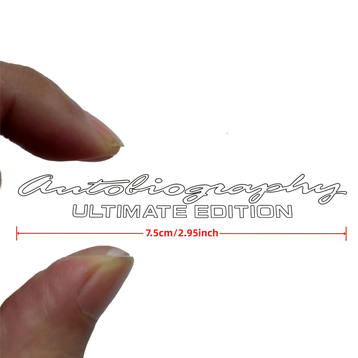 4PCS Set Silver Signature Biography Ultimate Edition Waterproof