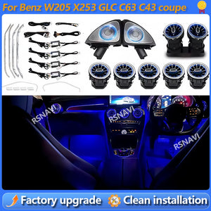 For Mercedes Benz W205 X253 Glc 12 Colors Ambient Coupe C43 C63S