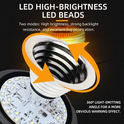 For Security Auto 9-36V Truck Roof Warning Emergency Strobe