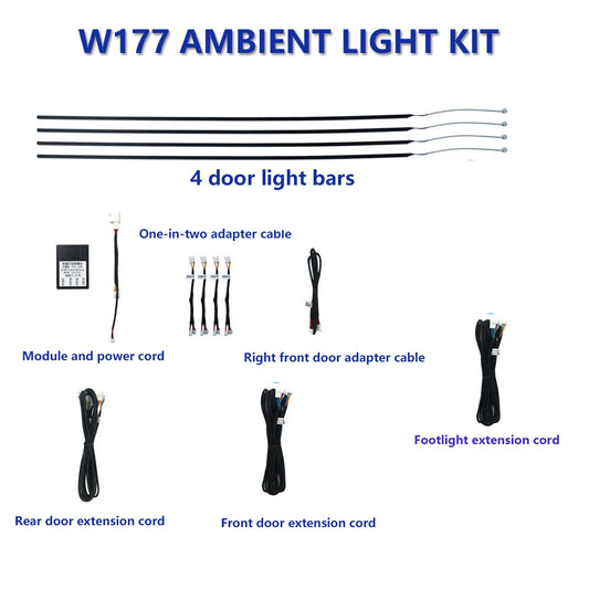For Mercedes-Benz A B Cla GLA-class W177 W118 Door Bars Interior