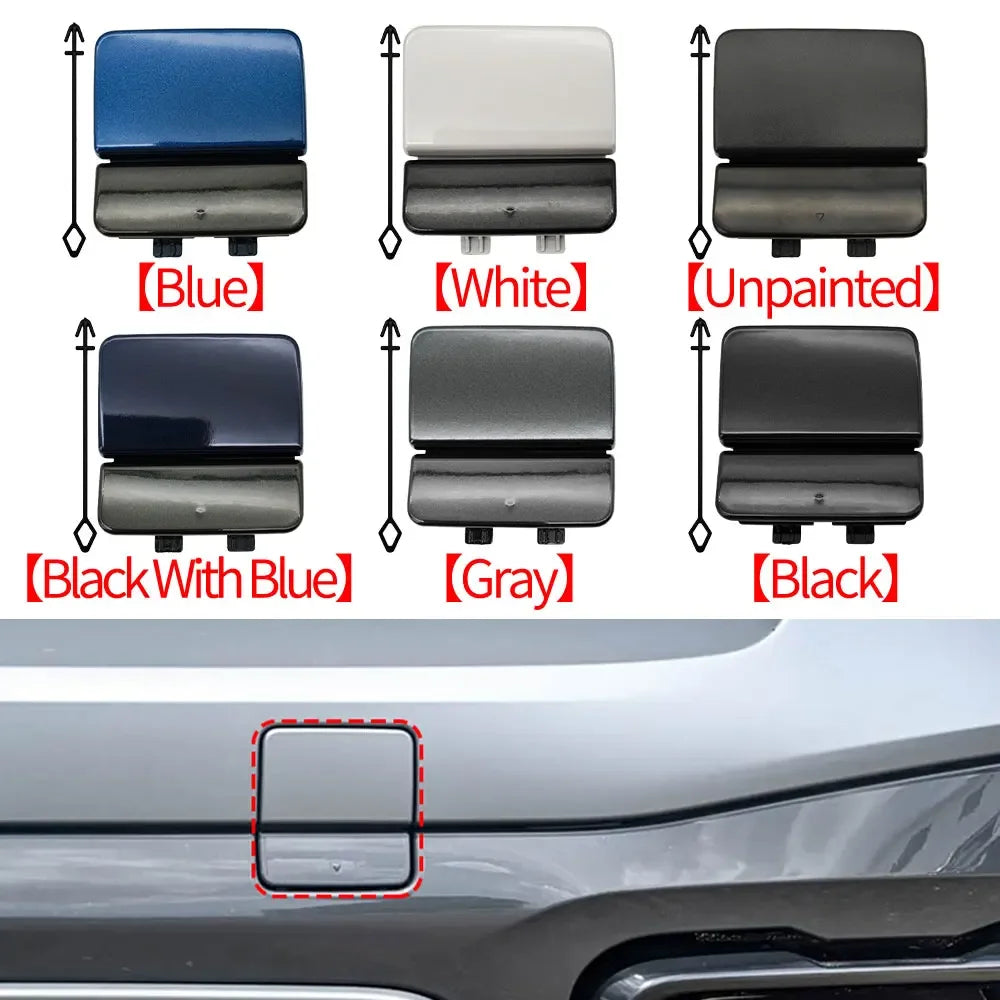 For BMW X5 Rear Bumper Tow Cover Towing Hook Plate Black White