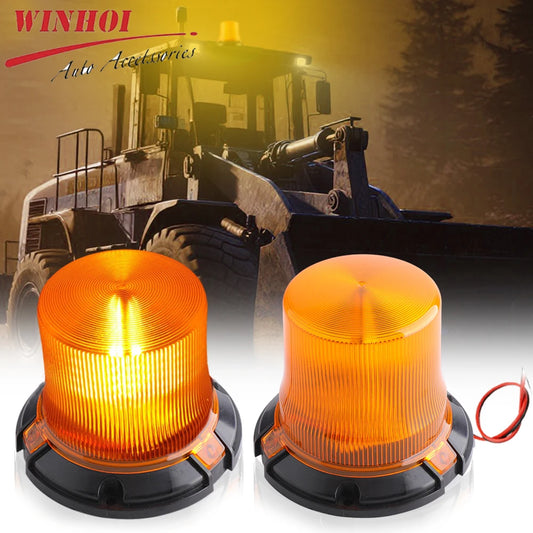 12-24v Roof Strobe Magnetic Safety Flashing Beacon Emergency