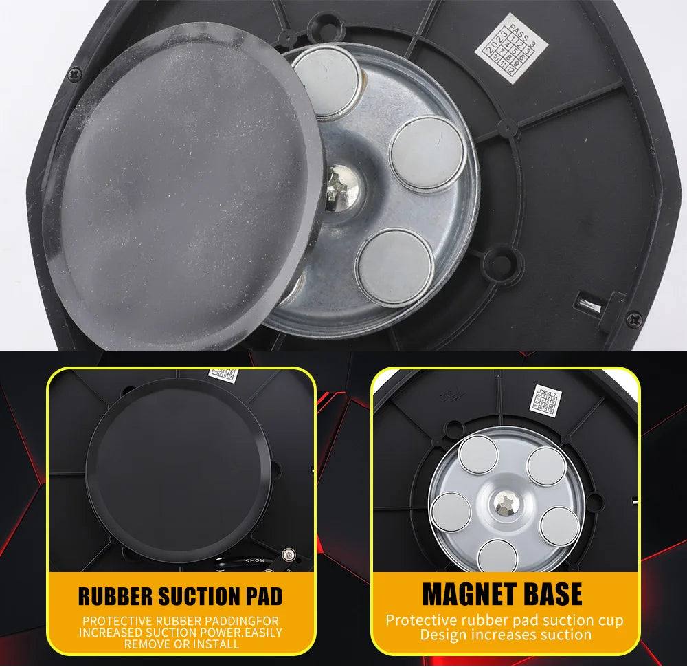 For Vehicles Strobe Rotating Emergency 12V 24V Flashing Warning