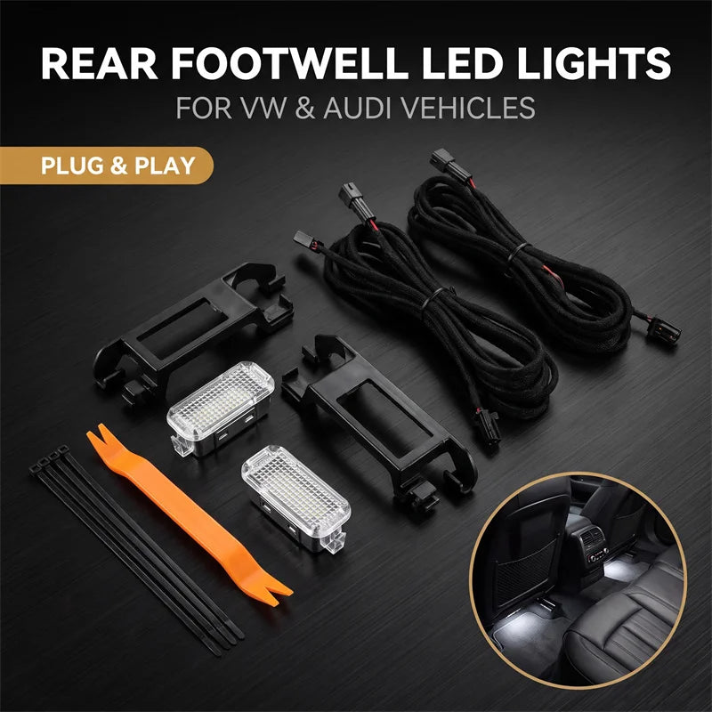 For VW Passat B6 Jetta Golf Rear Footwell Wiring Harness