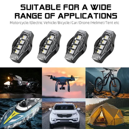 Wireless Remote Control Strobe Motorcycle Drone Scooter