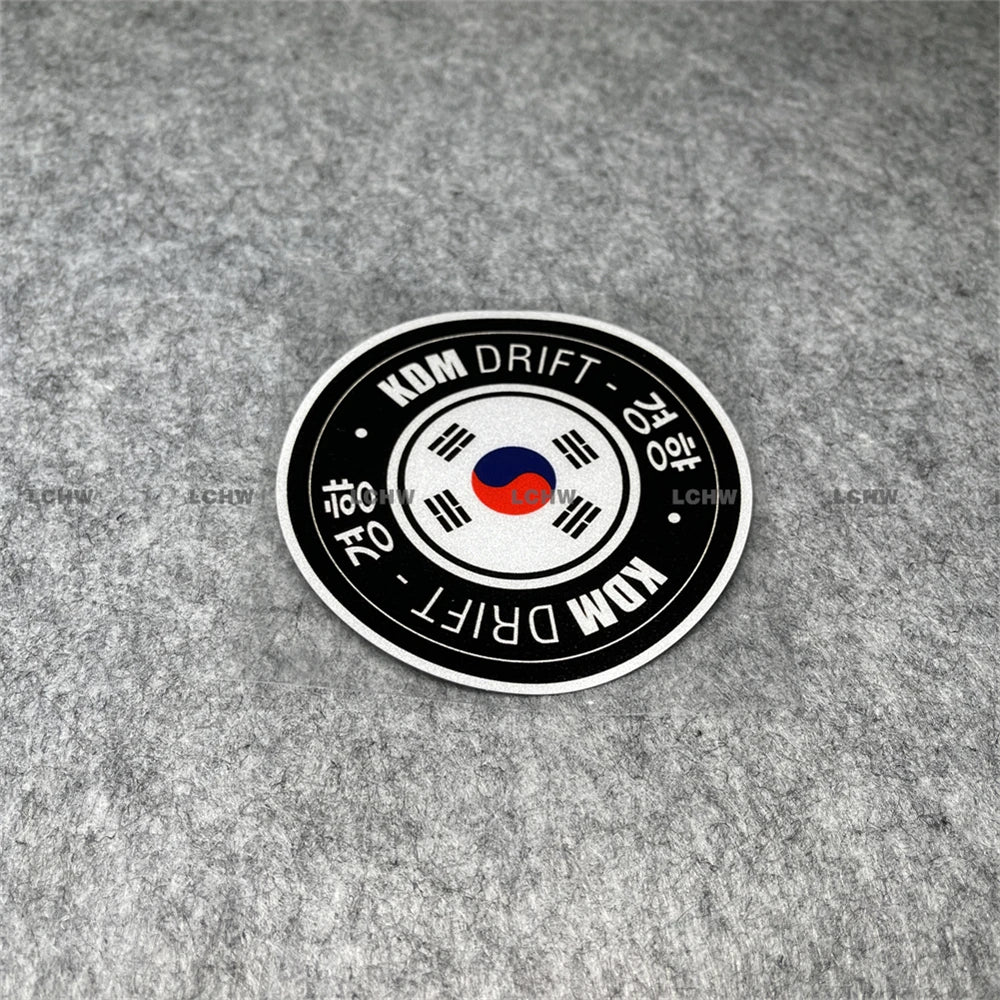 Made In Korea Kdm Drift Stickers Decal Window Body