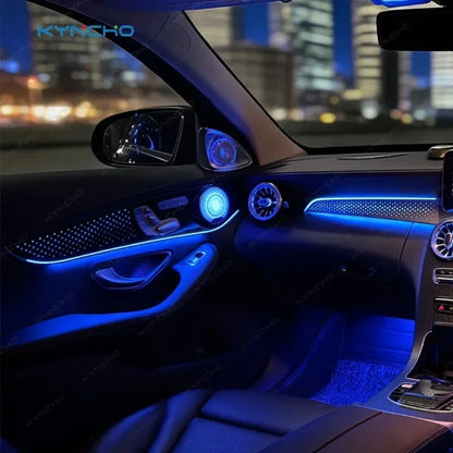 For Benz C Class W205 S205 Colors Ambient Kit RGB Bluetooth APP