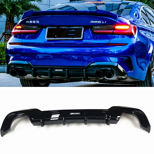 For BMW 3 Series G20 325I Akasaka Rear Bumper Diffuser Lip 325LI