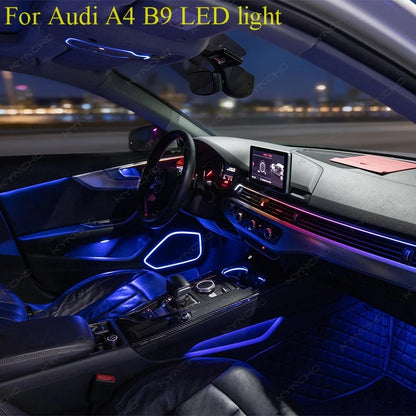 For Audi A4 B9 Interior Lighting Intelligent Colorful Ambient