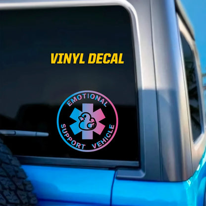 For Your Off-Road Adventures - Sticker Emotional Support Duck