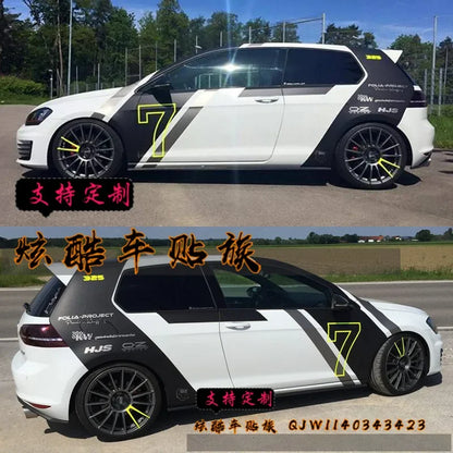 For VW Golf 7 Polo Vinyl Decals Body Sticker Pearance Customized