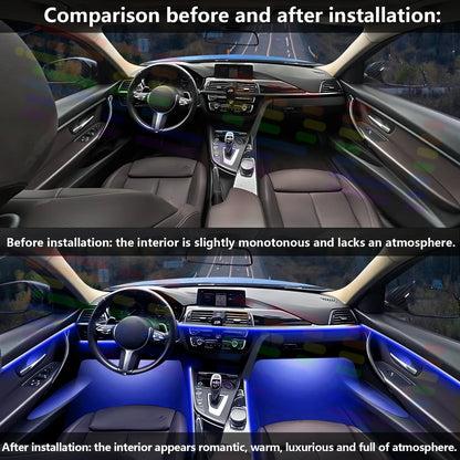 For BMW 8series G14 G15 G16 G77 Ambient Color Acrylic Strips