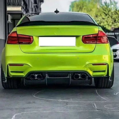 For BMW M3 M4 F80 F82 F83 Carbon Fiber Back Lip Rear Bumper
