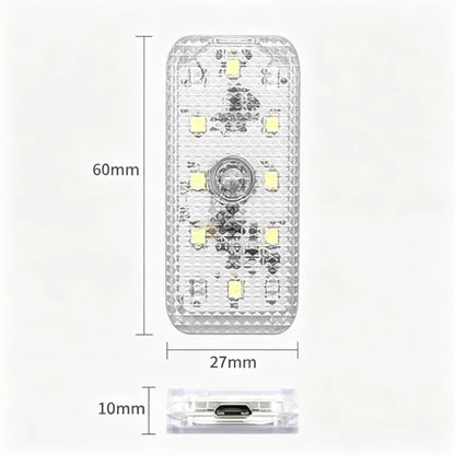 7colors Touch Control Footwell Ambient USB Rechargeable Sensor