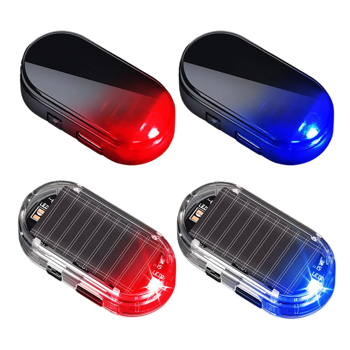 Solar anti-theft Interior Warning Simulated Alarm Flashing