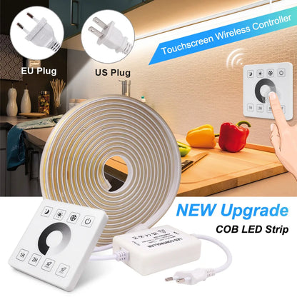 Dimmable Cob Strip Wall Touch Switch 23KEY Remote 220V