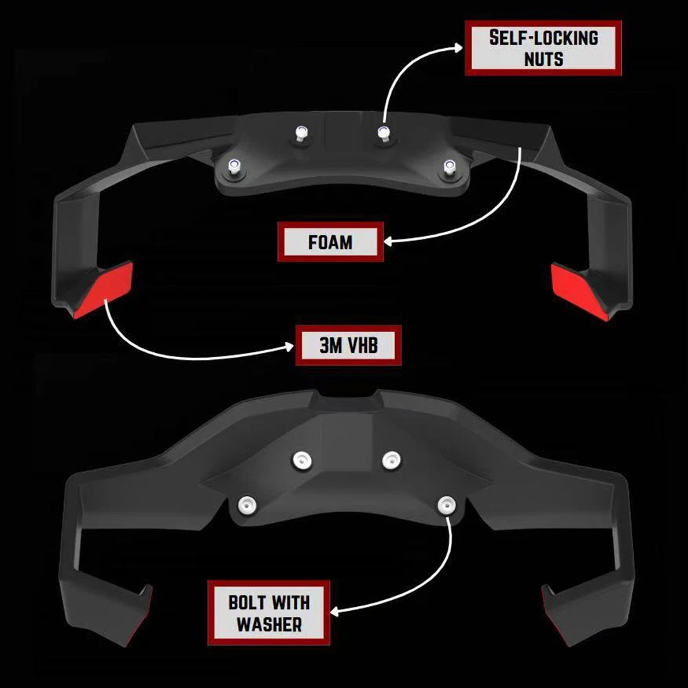 For BMW S1000RR S1000 Rr 2015 Motorcycle Front Lip Spoiler Wing