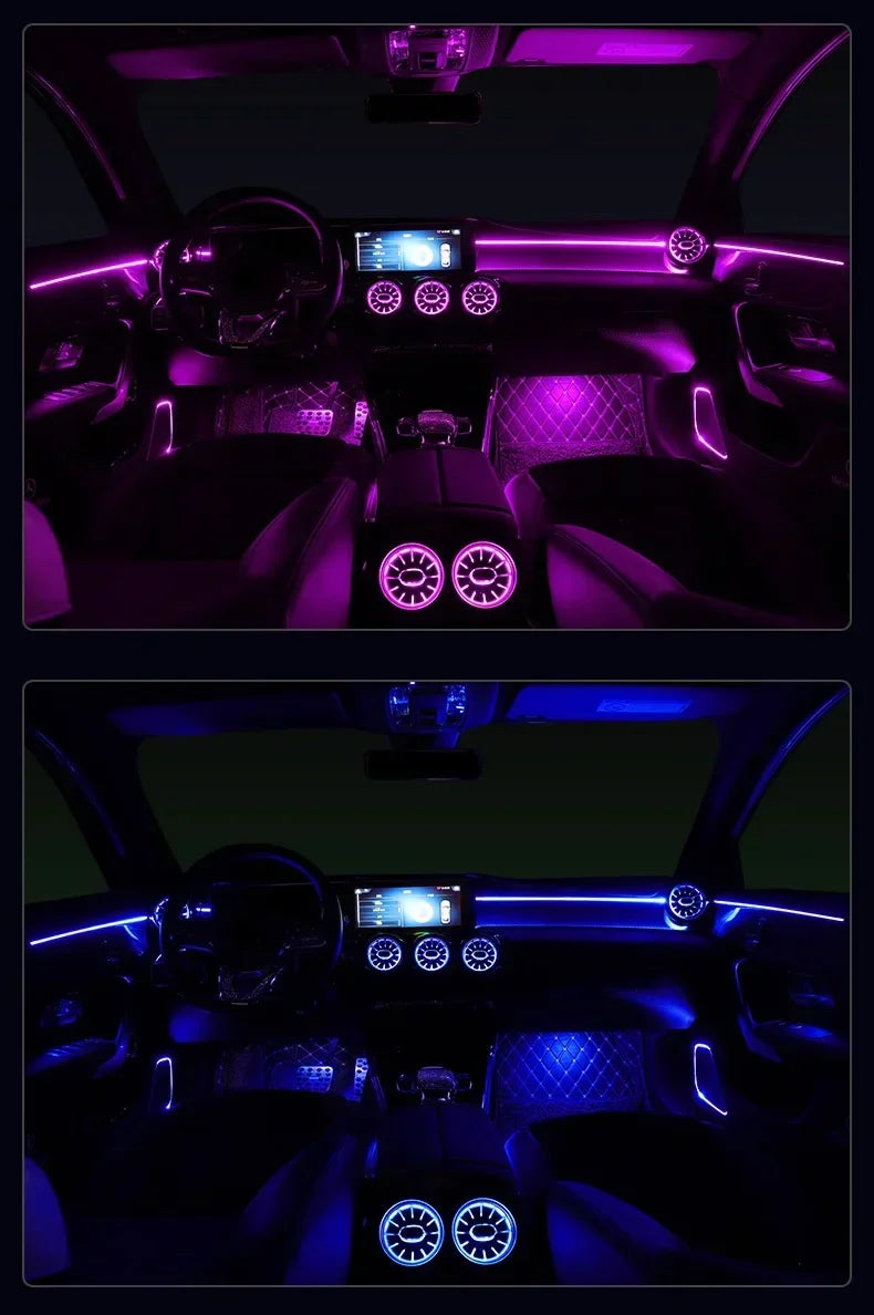 For Mercedes Benz W177 W118 W247 Colors Ambient Vents A B Cla