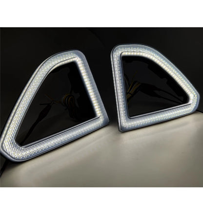 For Ford Mustang 2015-2024 Bumper Dynamic 2PCS Front Grill Side