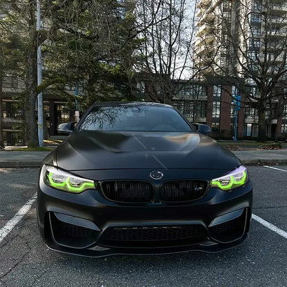 For BMW F80 M3 F82 M4 Lci Headlights Yellow Red Rgbw Daytime
