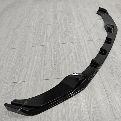 For BMW F87 M2 M2CS 2016-2021 Gloss Black 3D Front Bumper Lip