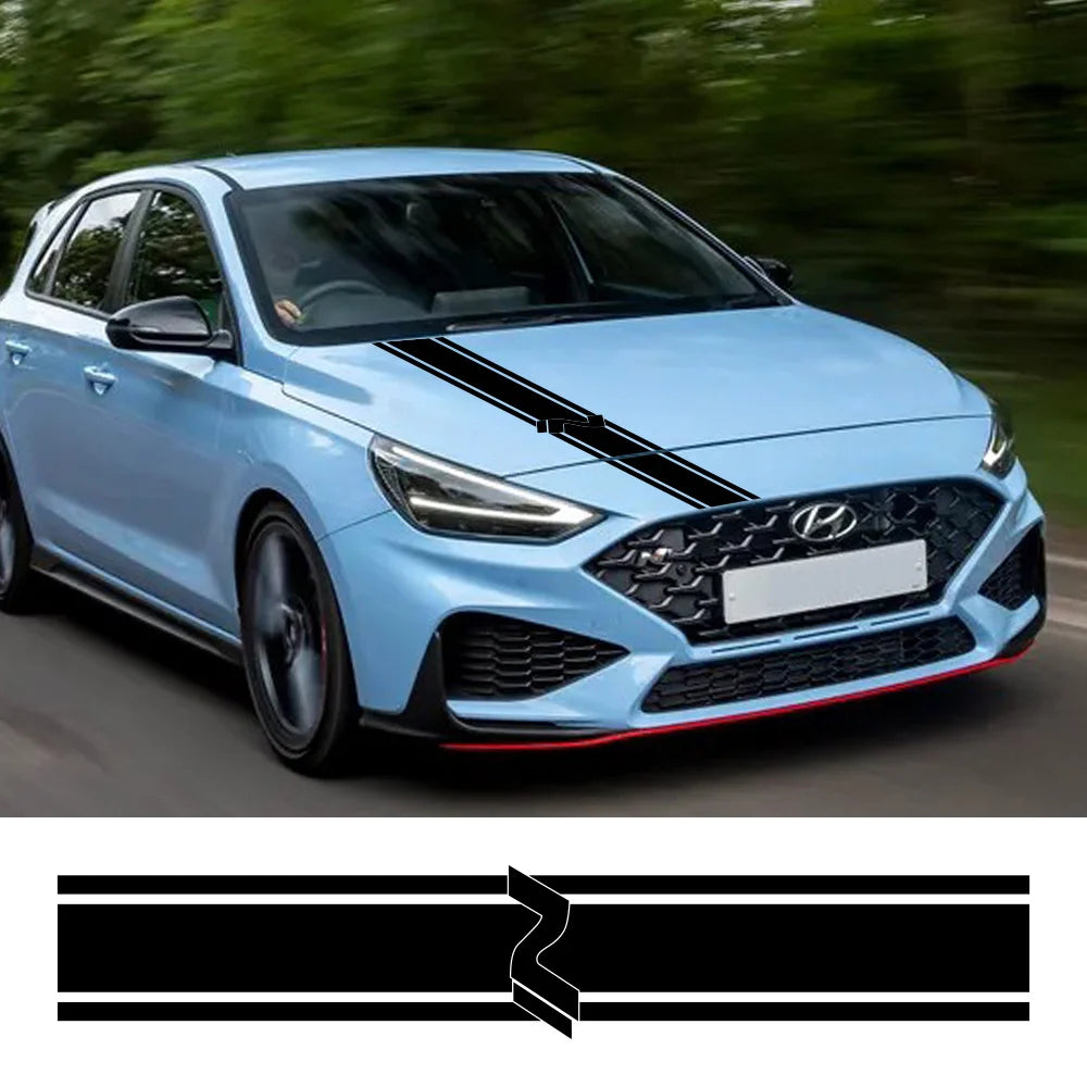 For Hyundai I30N I30 N-Line Gdi Hood Bonnet Sticker MK3 Racing
