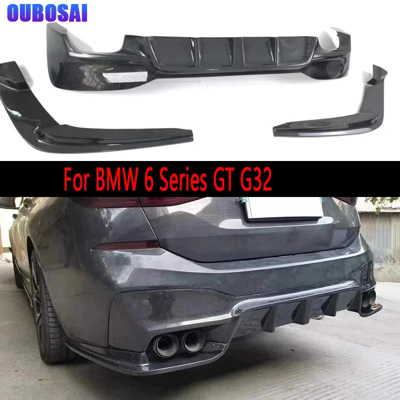 For BMW 6 Series Gt G32 630 640 6GT Carbon Fiber Rear Bumper