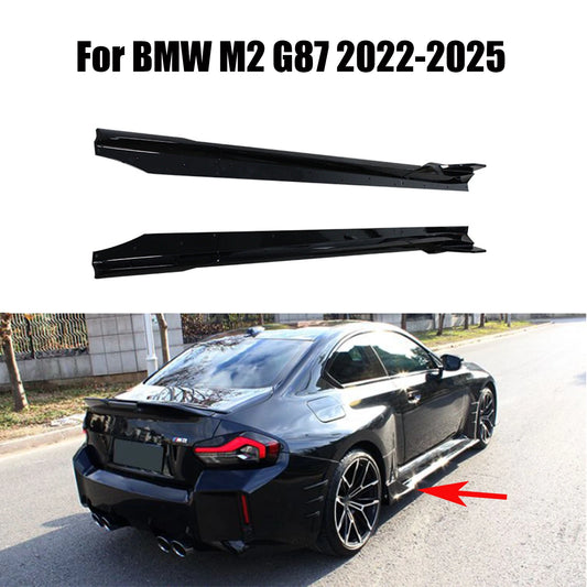 For BMW M2 G87 2023-2025 Side Skirts Winglet Extension Spoiler