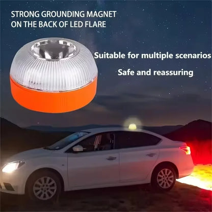Emergency Flashing Magnetic Induction Road Accident Portable