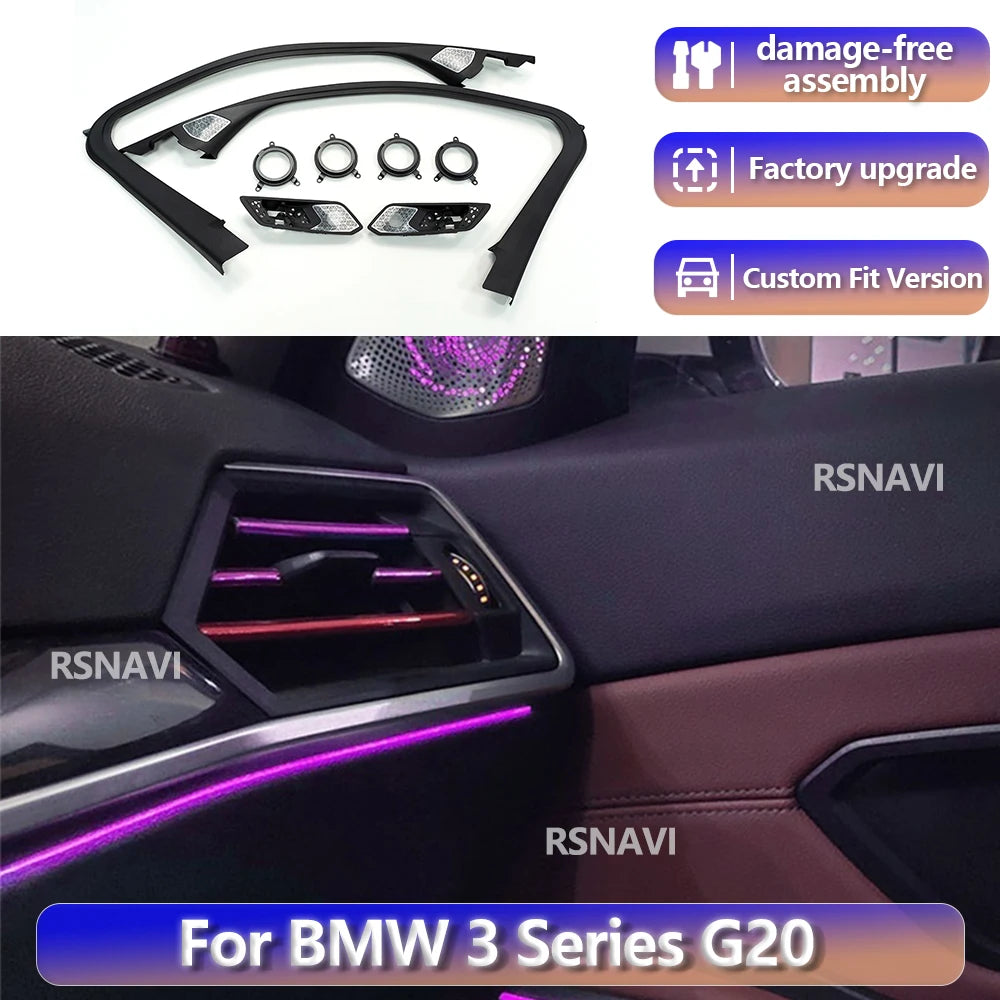 For BMW 3 Series G20 2018-2025 RGB Color Streamer Ambient