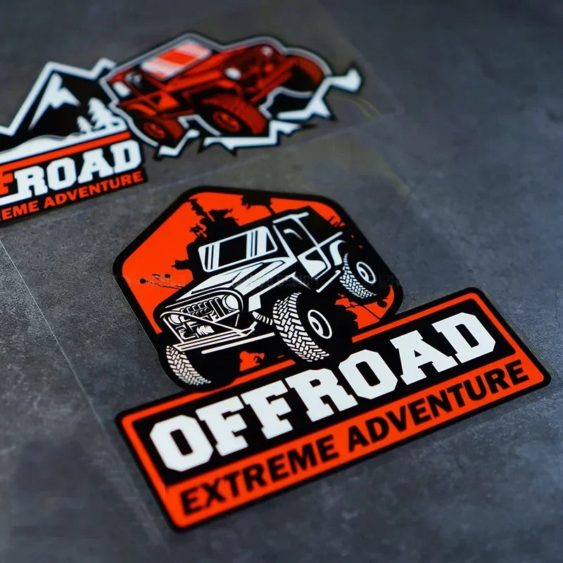 For Jeep Sticker Off Road Graphic Sticker Decals Parts Sunscreen
