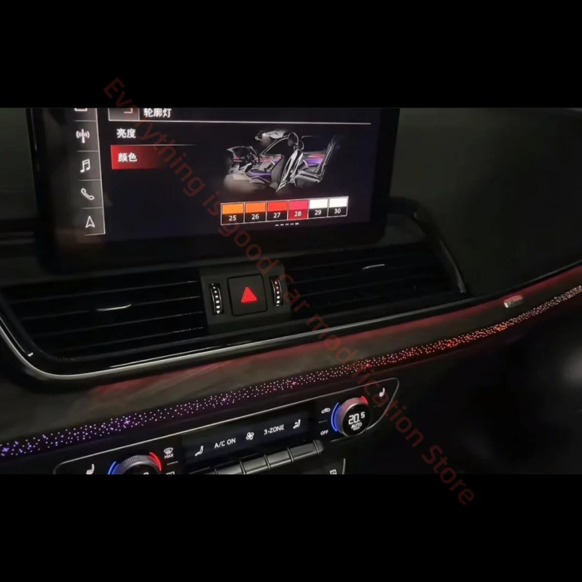 For Audi Q5 Q5L 2018-2025 Ambient Atmosphere Interior Lighting