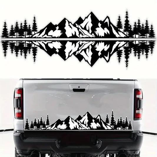 Mountain Forest Graphic Body Side Sticker Vinyl Racing Stripe