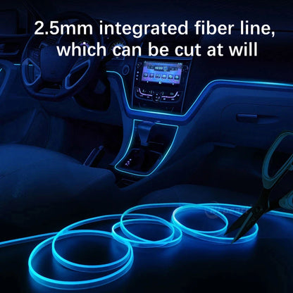 5M RGB Interior Ambient Strip Support APP Control Invisible