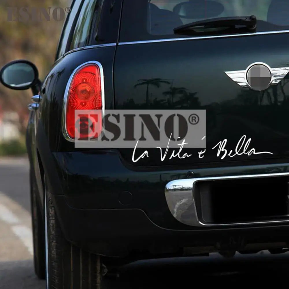 Sticker Life Is So Beautiful Italian La Vita E