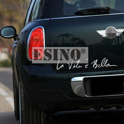 Sticker Life Is So Beautiful Italian La Vita E