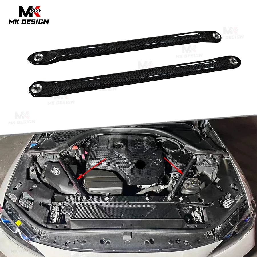 For BMW G42 G20 G22 G23 Dry Carbon Fiber Balance Bar Engine