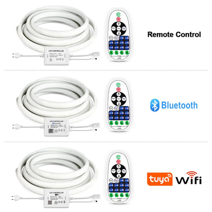 For Outdoor Garden Tuya Wifi Bluetooth Cob Neon Strip 220V