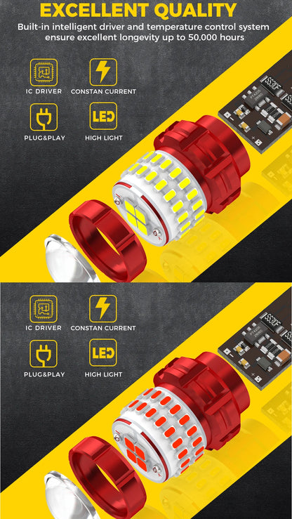 Bmtxms 2PCS 1157 P21 5W bay15d Backup Stop 4W