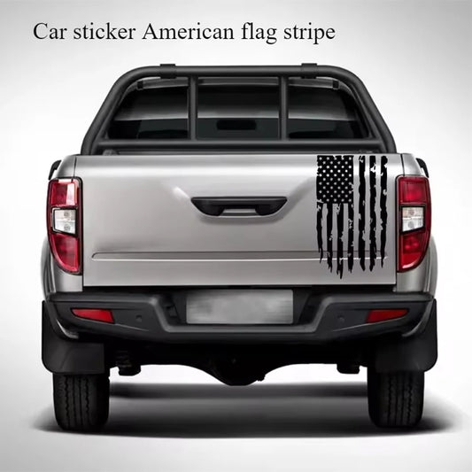 Sticker American Flag Truck Rear Stop Stripe Body On