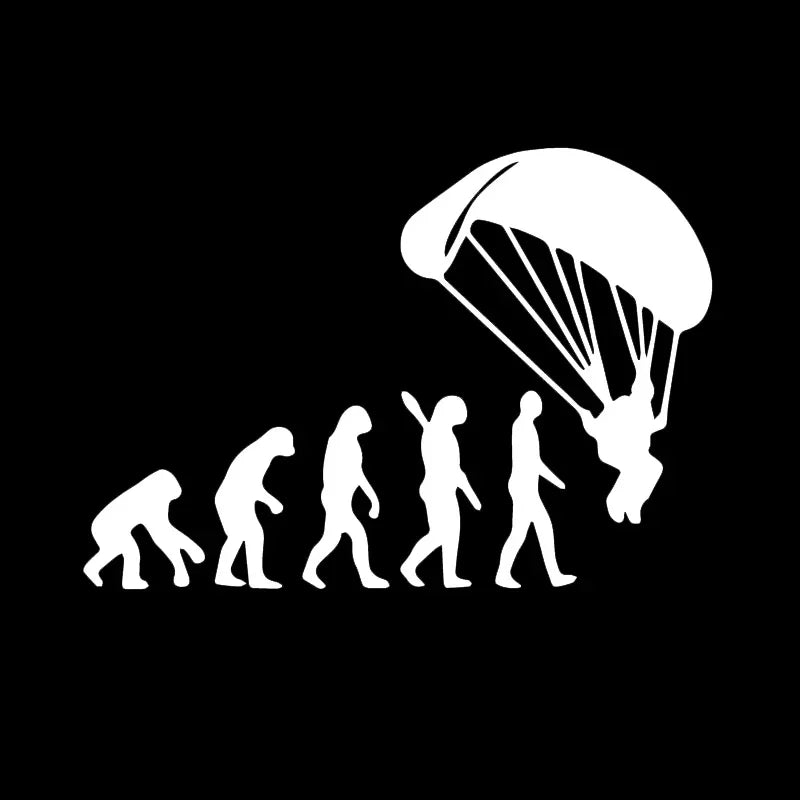Ofk Stylish Cover Scratch Decals Human Evolution Sticker