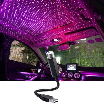 For Auto Roof Room Ceiling Decor MINI Roof Star Night Projector