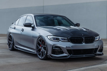For BMW 3 Series G20 G21 M340I Carbon Fiber Front Bumper Lip